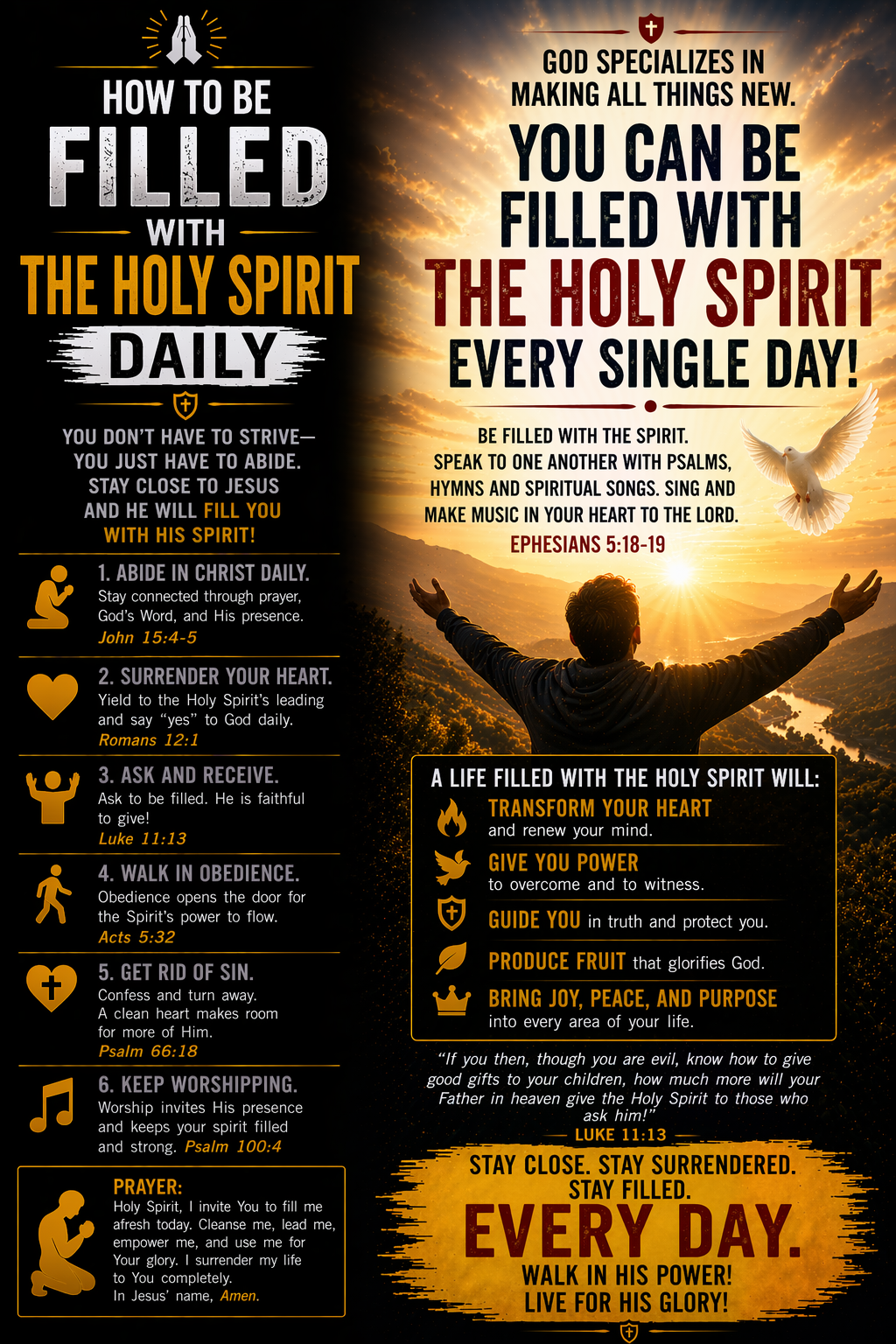 How to Be Filled with the Holy Spirit Daily How to Be Filled with the Holy Spirit Daily
