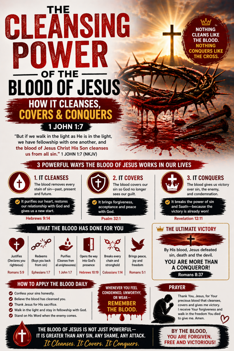 cleansing power of the blood of Jesus
