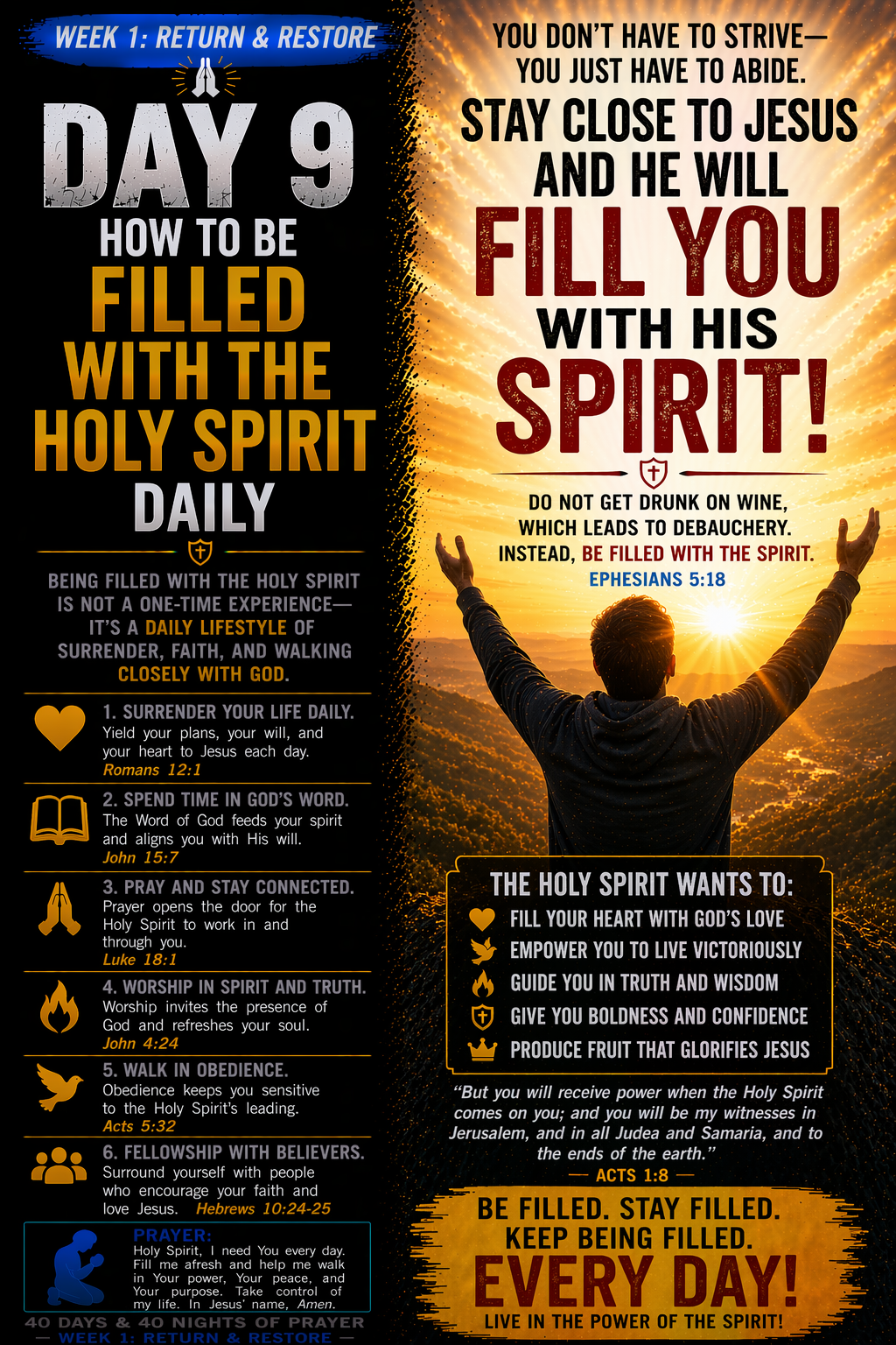 How to Be Filled with the Holy Spirit Daily How to Be Filled with the Holy Spirit Daily