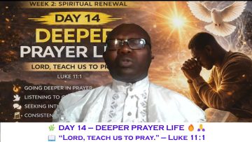 🌿 DAY 14 – DEEPER PRAYER LIFE 🔥🙏