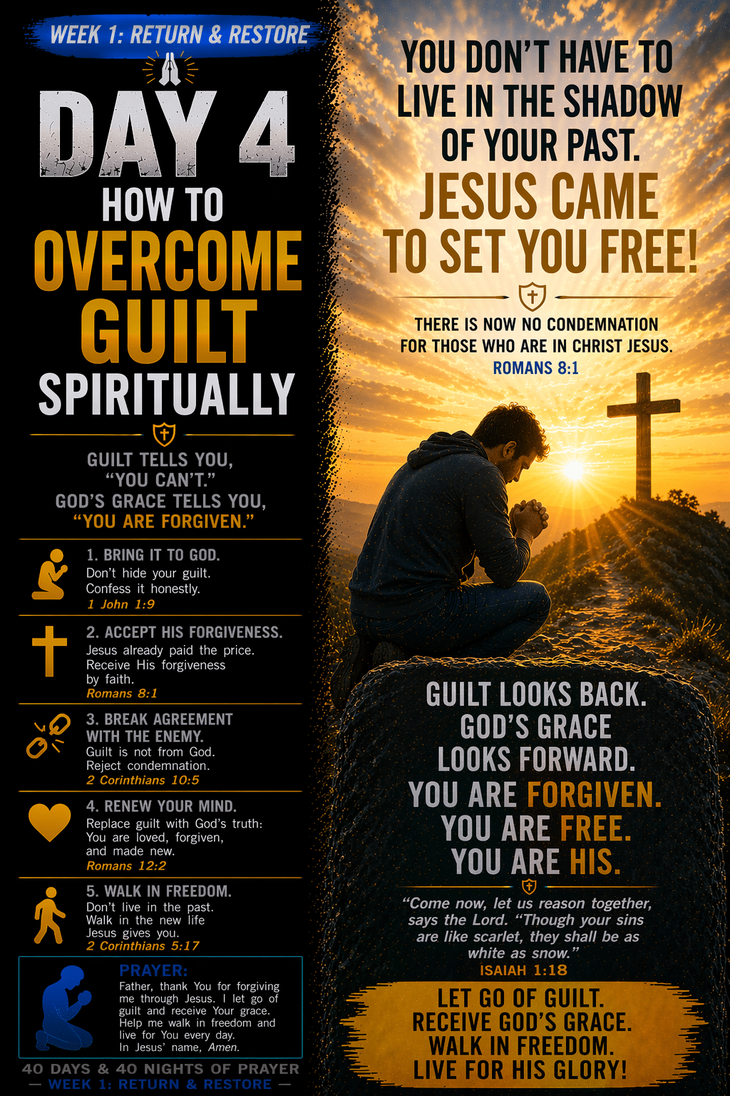 How to Overcome Guilt Spiritually