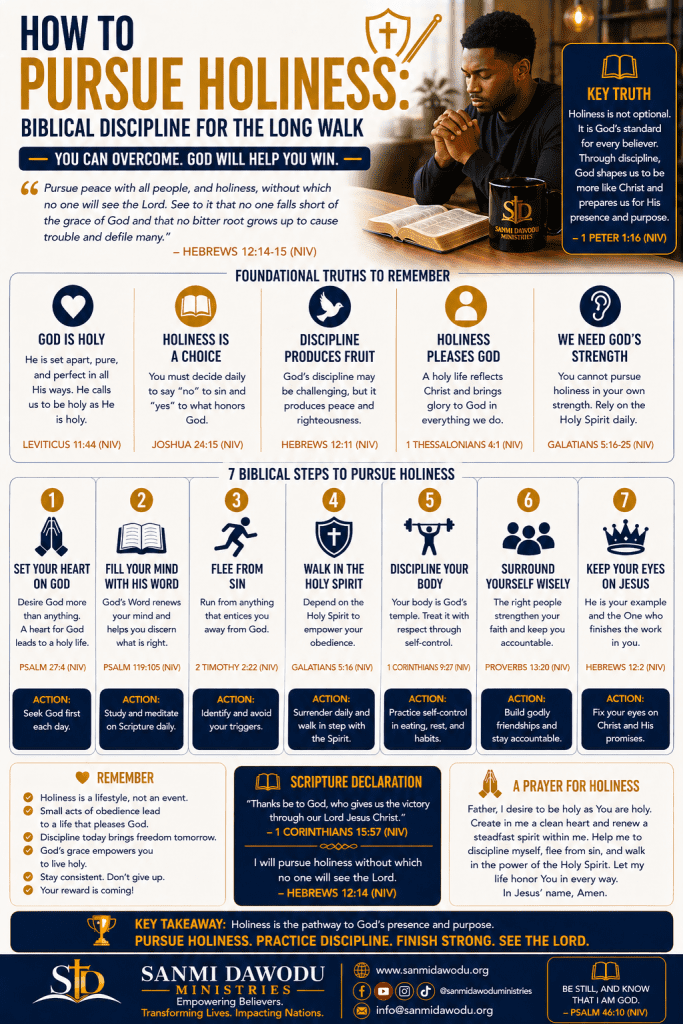 How to Pursue Holiness Biblical Discipline for the Long Walk