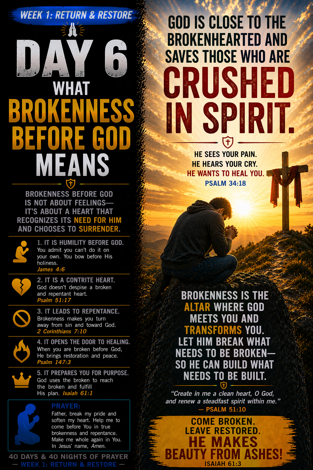 What Brokenness Before God Means