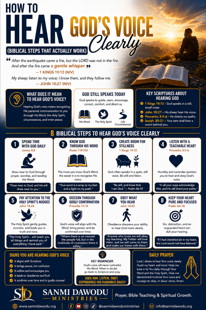 how to hear God’s voice clearly