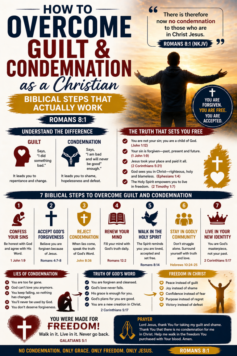 how to overcome guilt and condemnation