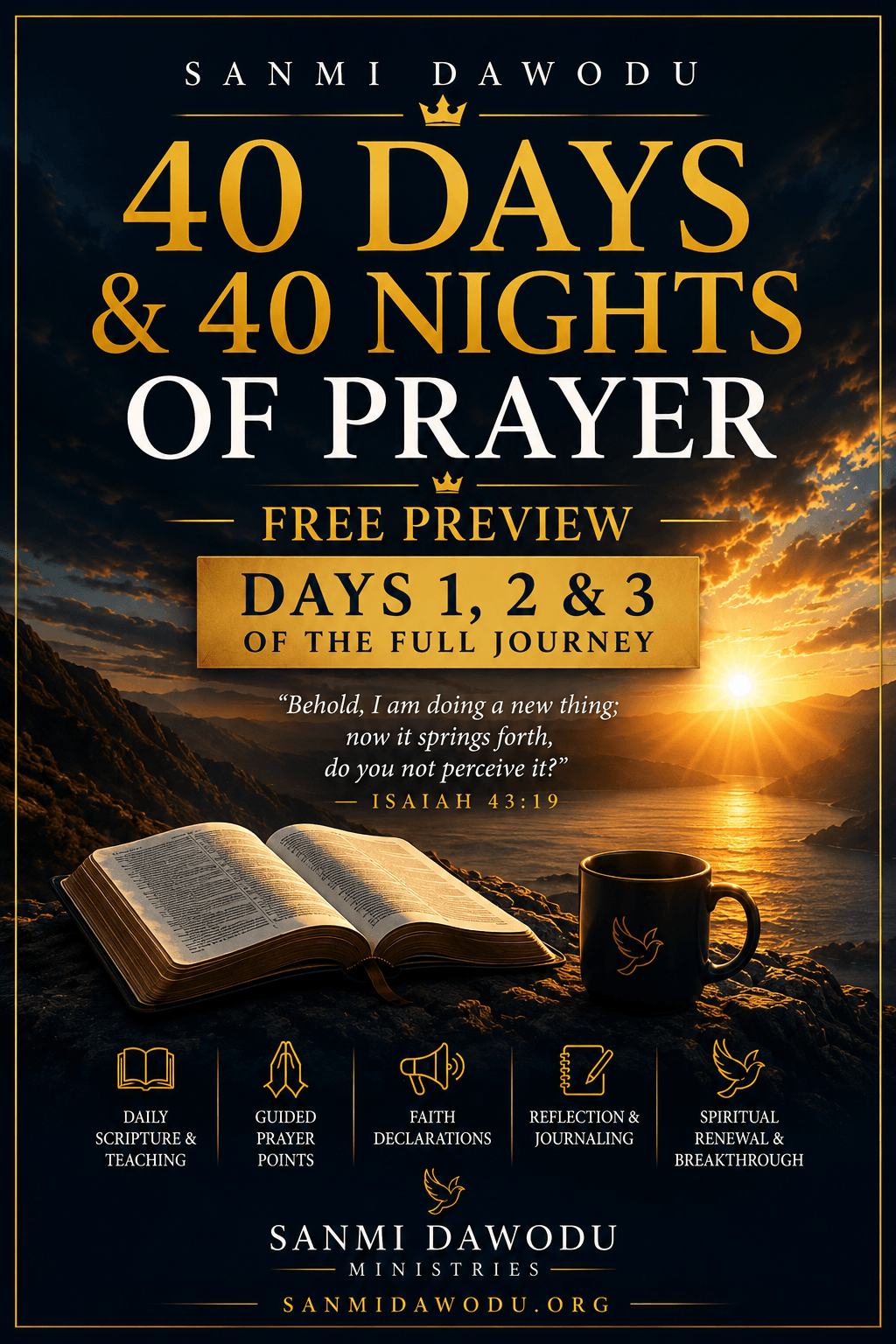 40 Days & 40 Nights of Prayer — Companion Guide cover