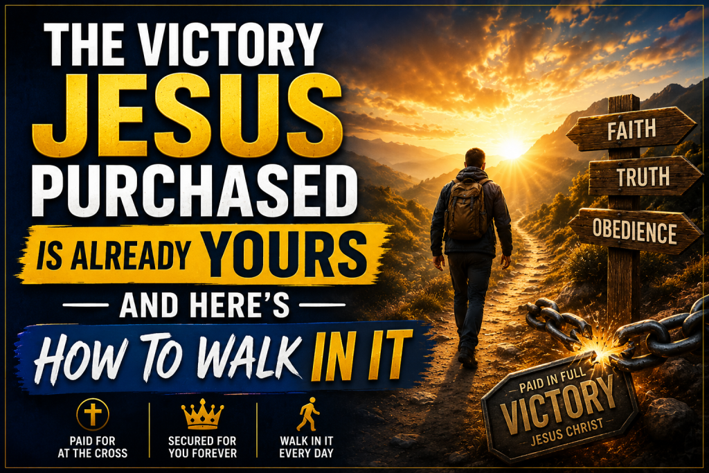 The Victory Jesus Purchased Is Already Yours — And Here's How to Walk in It