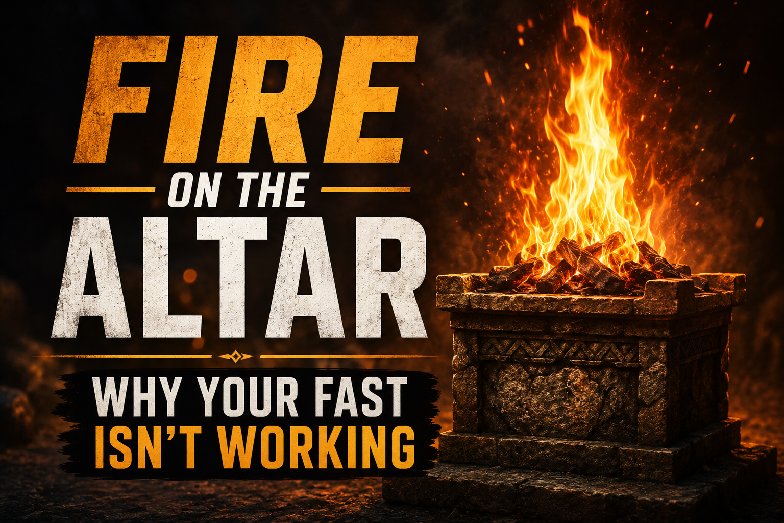 Fire on the Altar — Why Your Fast Isn't Working