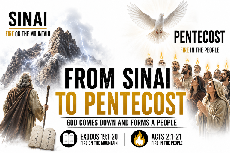 From Sinai to Pentecost: God Comes Down in Fire and Forms a People
