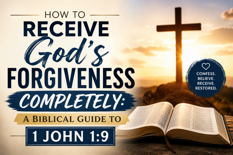 How to Receive God’s Forgiveness Completely: A Biblical Guide to 1 John 1:9